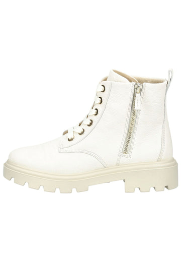 Stiefeletten ara Stiefelette Glattleder Cream Warmfutter