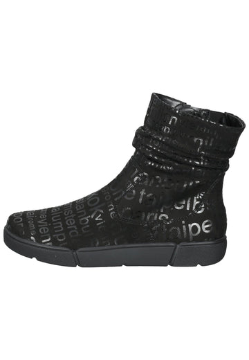 Stiefeletten ara Stiefelette Glattleder Schwarz