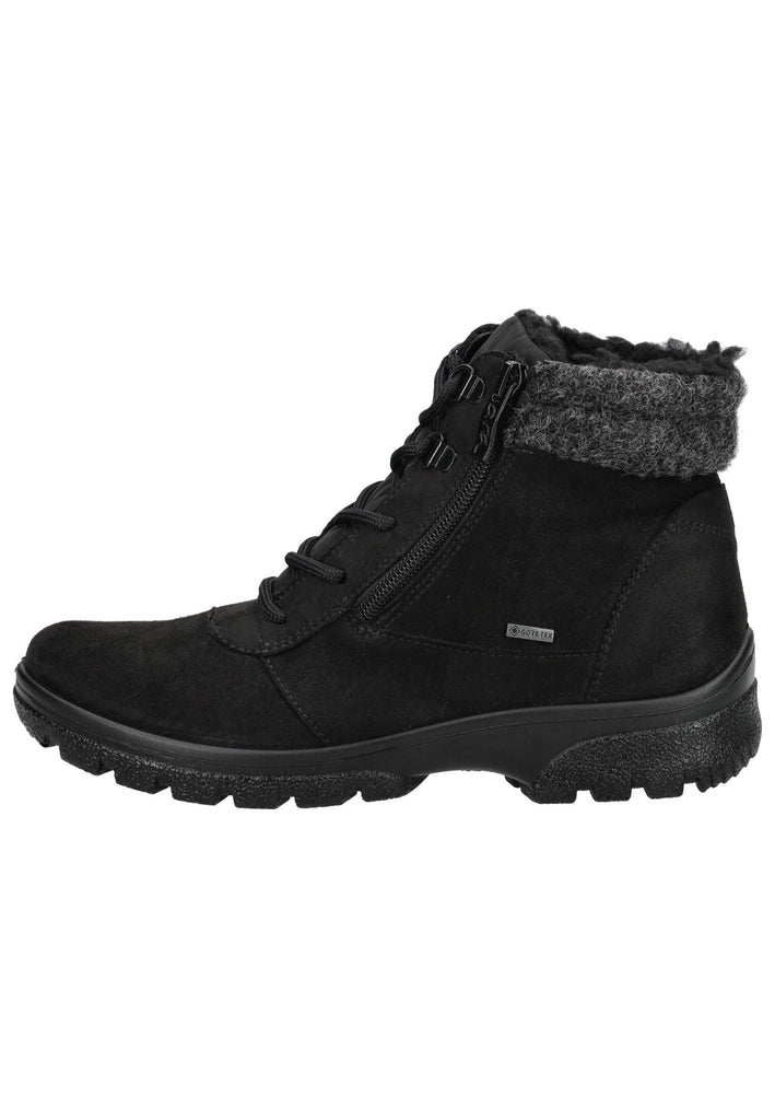 Stiefeletten ara Stiefelette Leder/Textil Schwarz Warmfutter