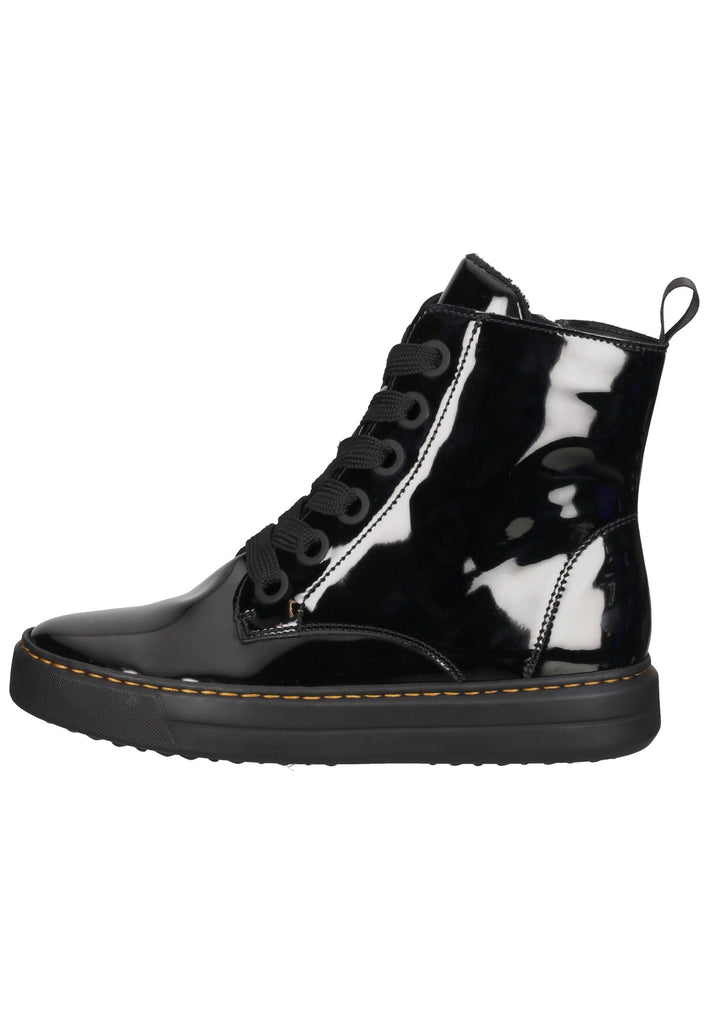 Stiefeletten ara Stiefelette Lederimitat Schwarz Lack