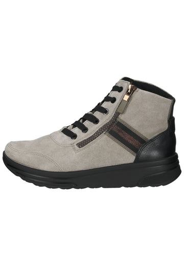 Stiefeletten ara Stiefelette Veloursleder Beige/Schwarz