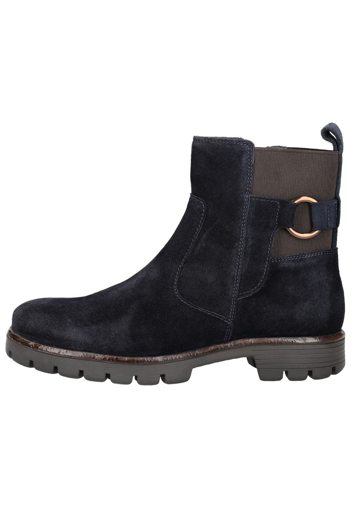 Stiefeletten ara Stiefelette Veloursleder Blau Warmfutter