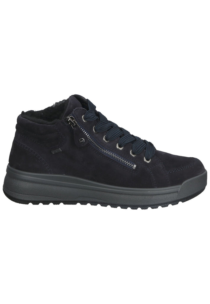 Stiefeletten ara Stiefelette Veloursleder Blau Warmfutter
