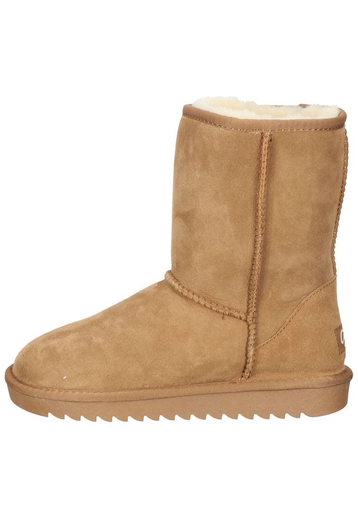 Stiefeletten ara Stiefelette Veloursleder Cognac Warmfutter