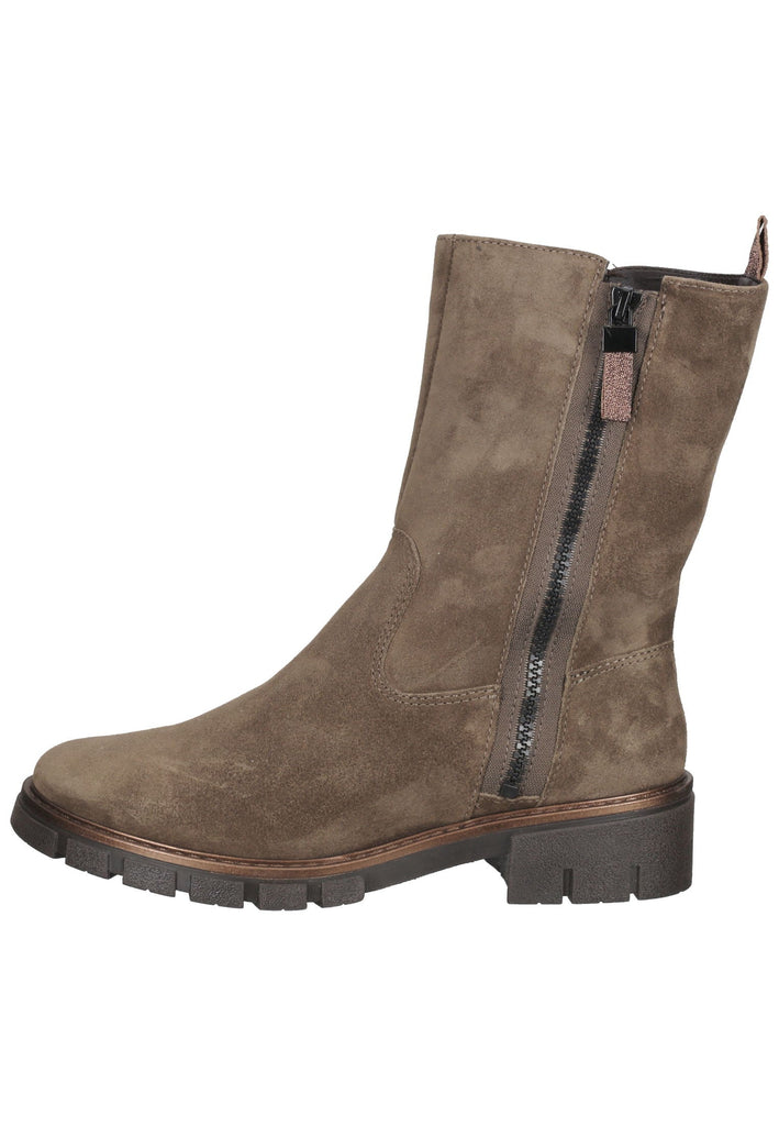 Stiefeletten ara Stiefelette Veloursleder Dunkelgrün