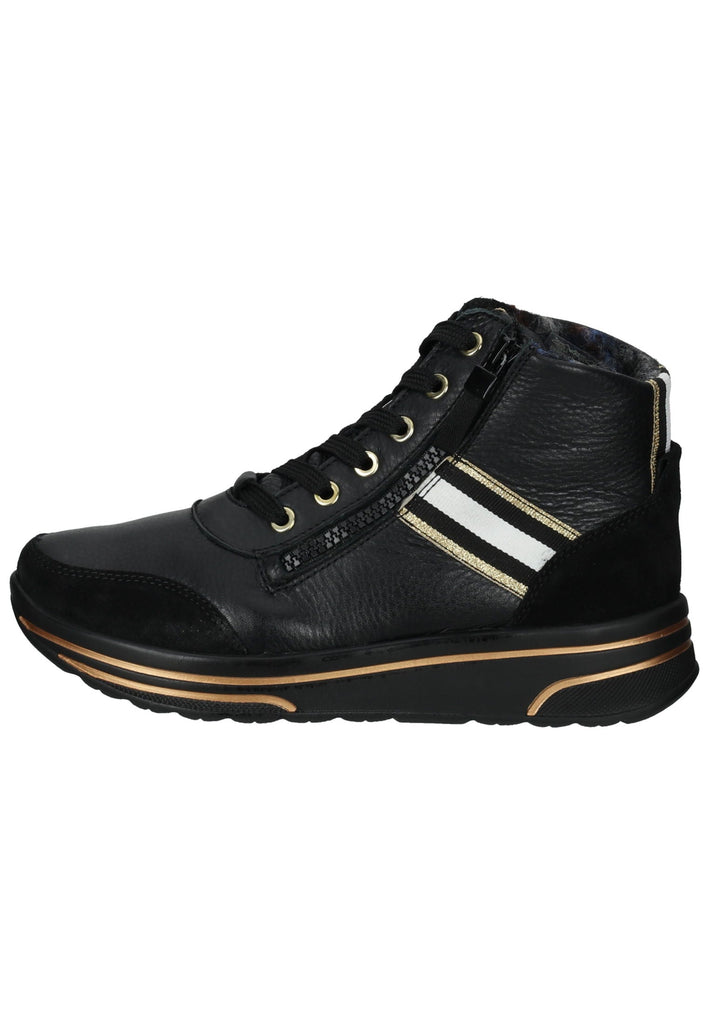 Stiefeletten ara Stiefelette Veloursleder Schwarz