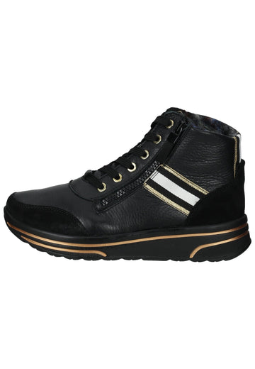 Stiefeletten ara Stiefelette Veloursleder Schwarz