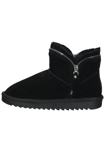 Stiefeletten ara Stiefelette Veloursleder Schwarz Warmfutter