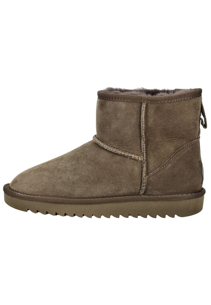 Stiefeletten ara Stiefelette Veloursleder/Textil Sesam Warmfutter