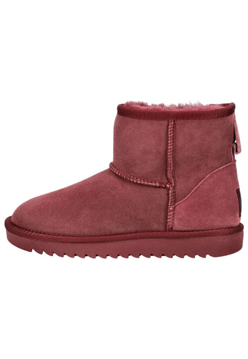 Stiefeletten ara Stiefelette Veloursleder/Textil Weinrot Warmfutter