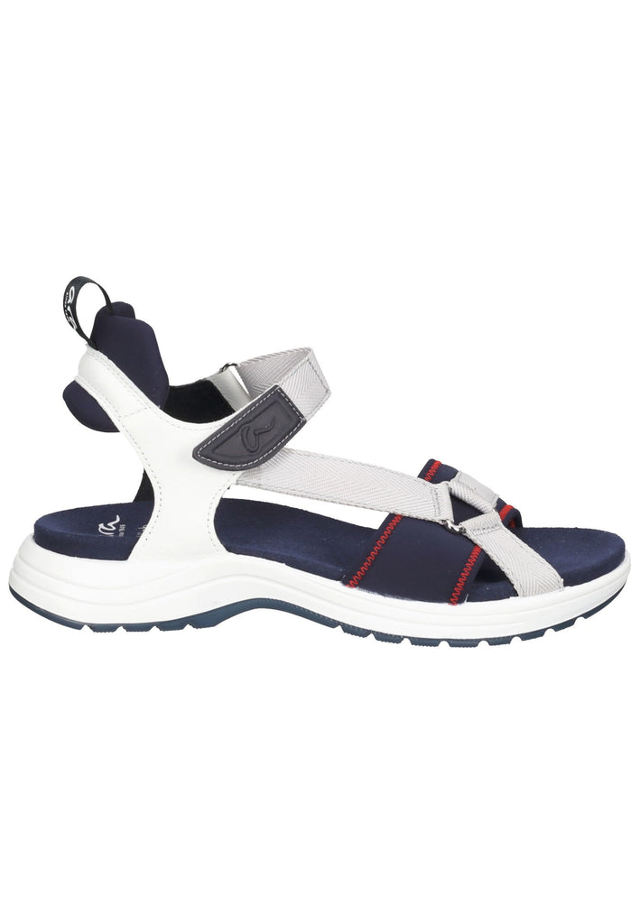 ara Wanderschuhe Leder/Textil Blau/Weiß