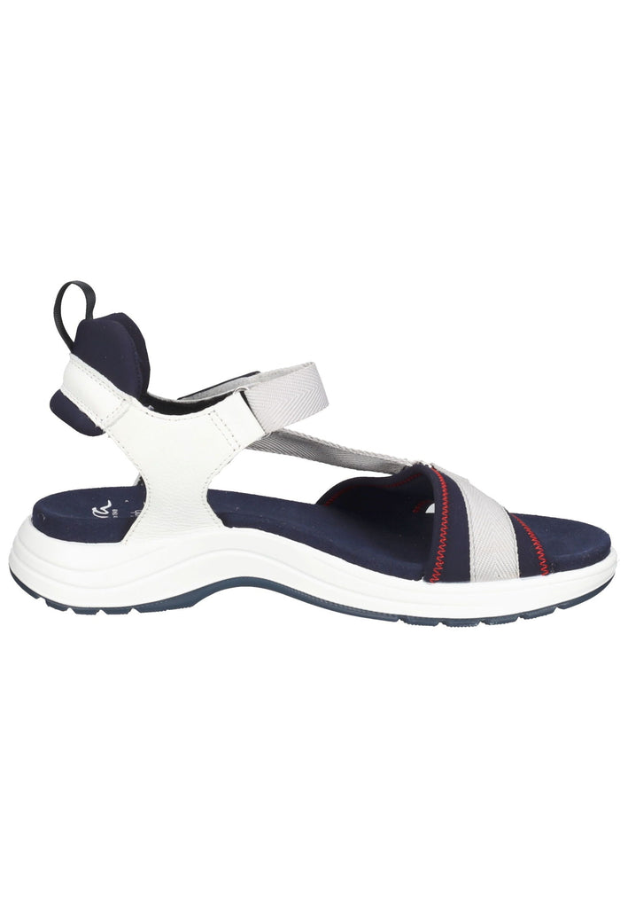 ara Wanderschuhe Leder/Textil Blau/Weiß