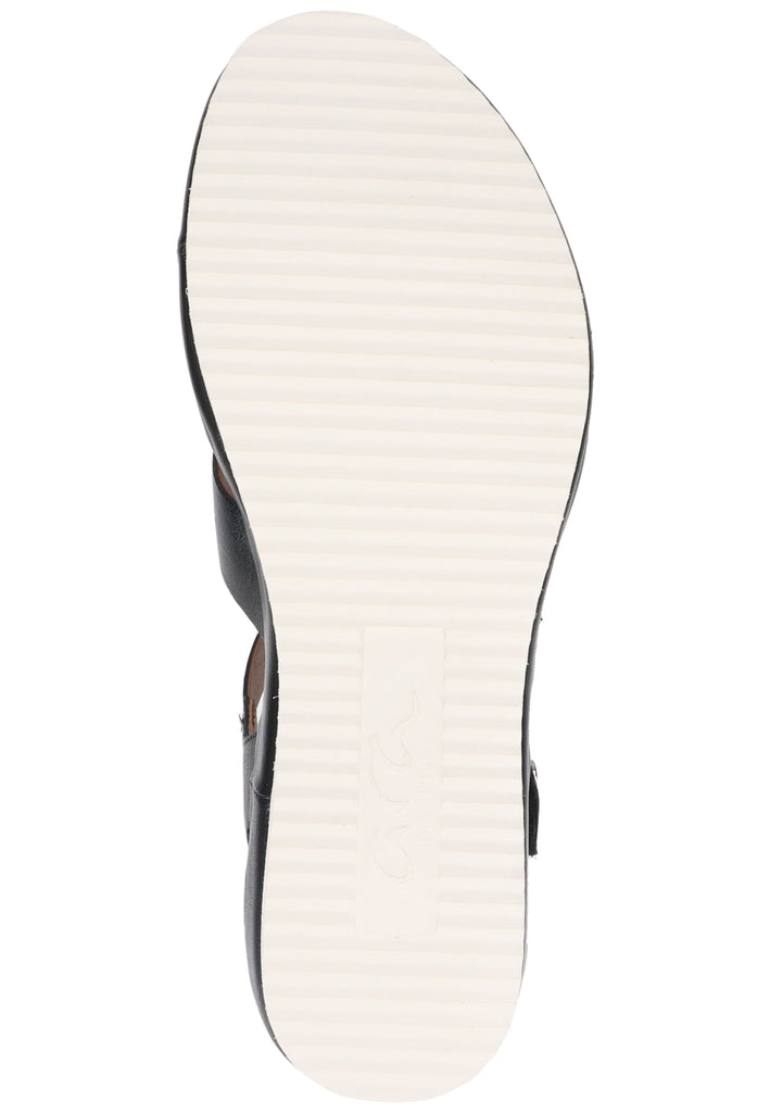 ara Zehensteg Glattleder Schwarz