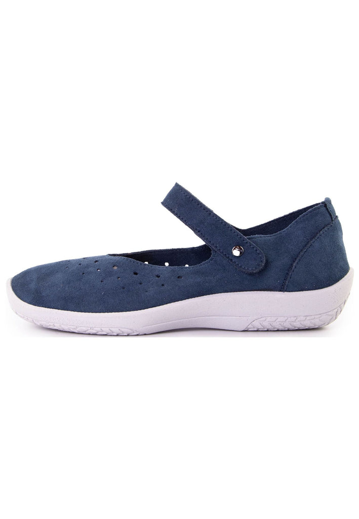 ARCOPEDICO Ballerinas Lederimitat Blau