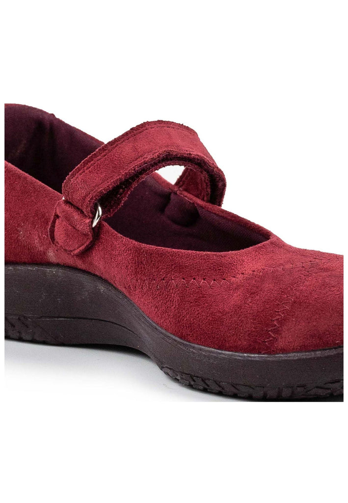 ARCOPEDICO Ballerinas Lederimitat Bordeaux