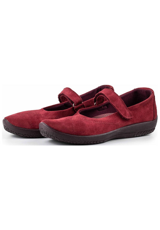 ARCOPEDICO Ballerinas Lederimitat Bordeaux