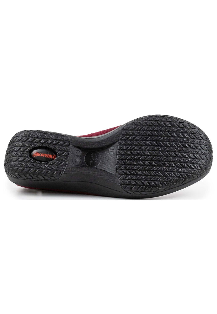 ARCOPEDICO Ballerinas Lederimitat Bordeaux