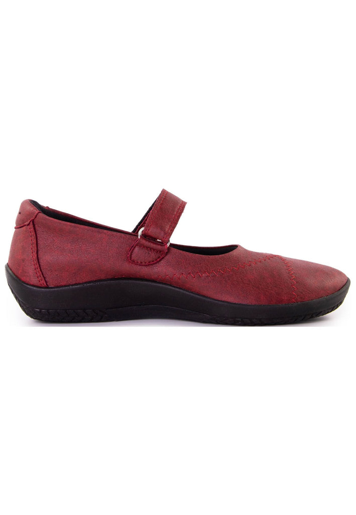 ARCOPEDICO Ballerinas Lederimitat Rot