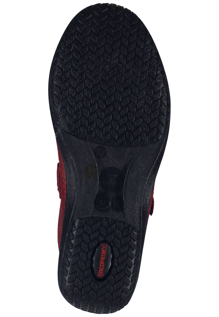 ARCOPEDICO Ballerinas Lederimitat Rot