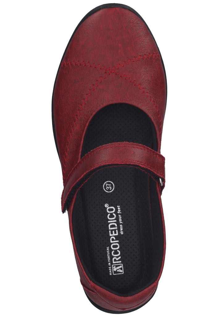 ARCOPEDICO Ballerinas Lederimitat Rot