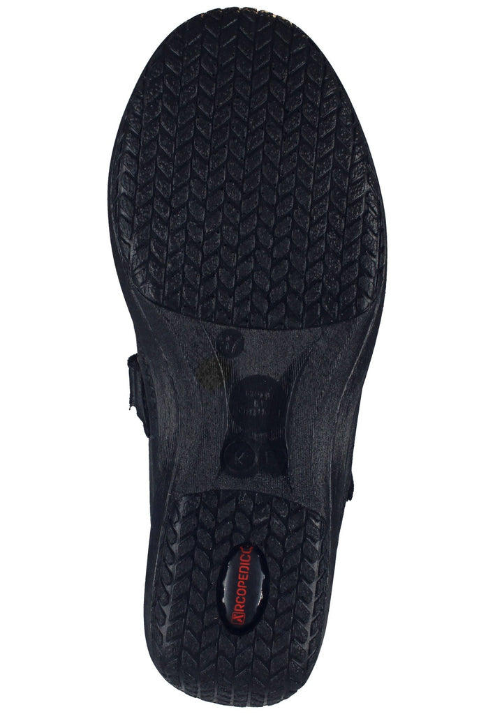 ARCOPEDICO Ballerinas Lederimitat Schwarz