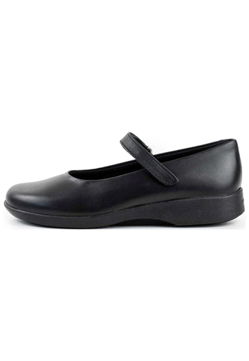ARCOPEDICO Ballerinas Lederimitat Schwarz