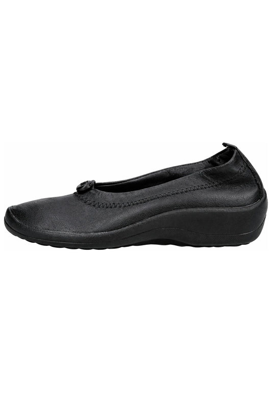 ARCOPEDICO Ballerinas Lederimitat Schwarz/Schwarz