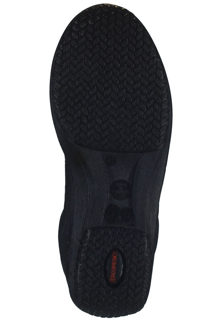 ARCOPEDICO Halbschuhe Lederimitat Schwarz