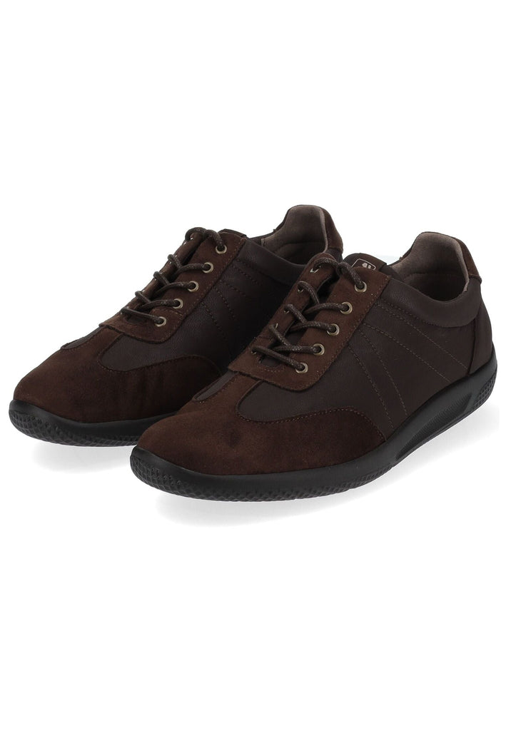 ARCOPEDICO Halbschuhe Lederimitat/Textil Dunkelbraun