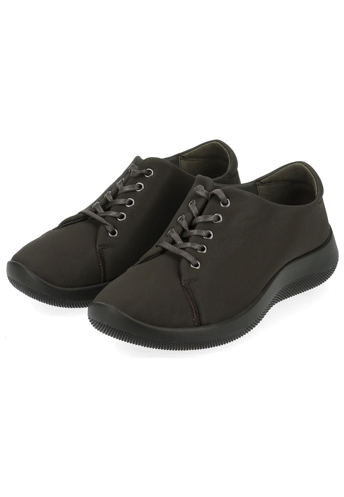 ARCOPEDICO Halbschuhe Lederimitat/Textil Khaki