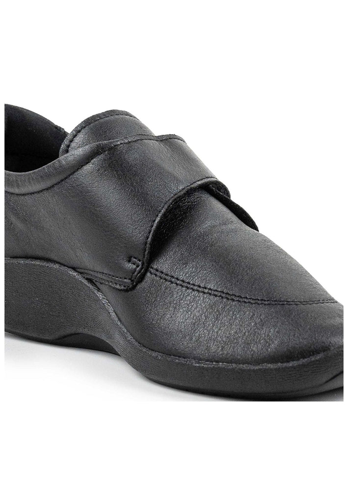 ARCOPEDICO Halbschuhe Lederimitat/Textil Schwarz