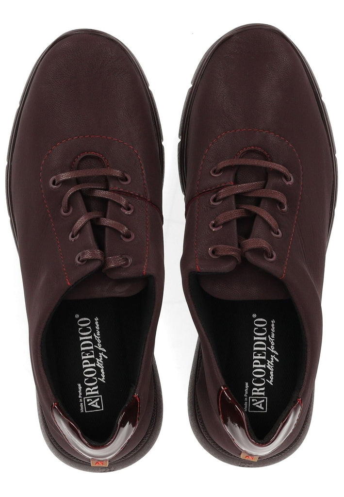 ARCOPEDICO Halbschuhe Textil Bordeaux