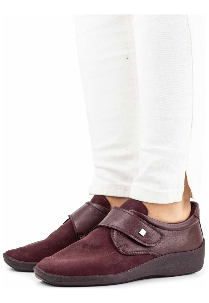 ARCOPEDICO Halbschuhe Textil Bordeaux