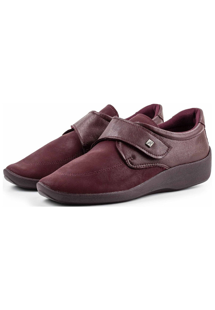 ARCOPEDICO Halbschuhe Textil Bordeaux
