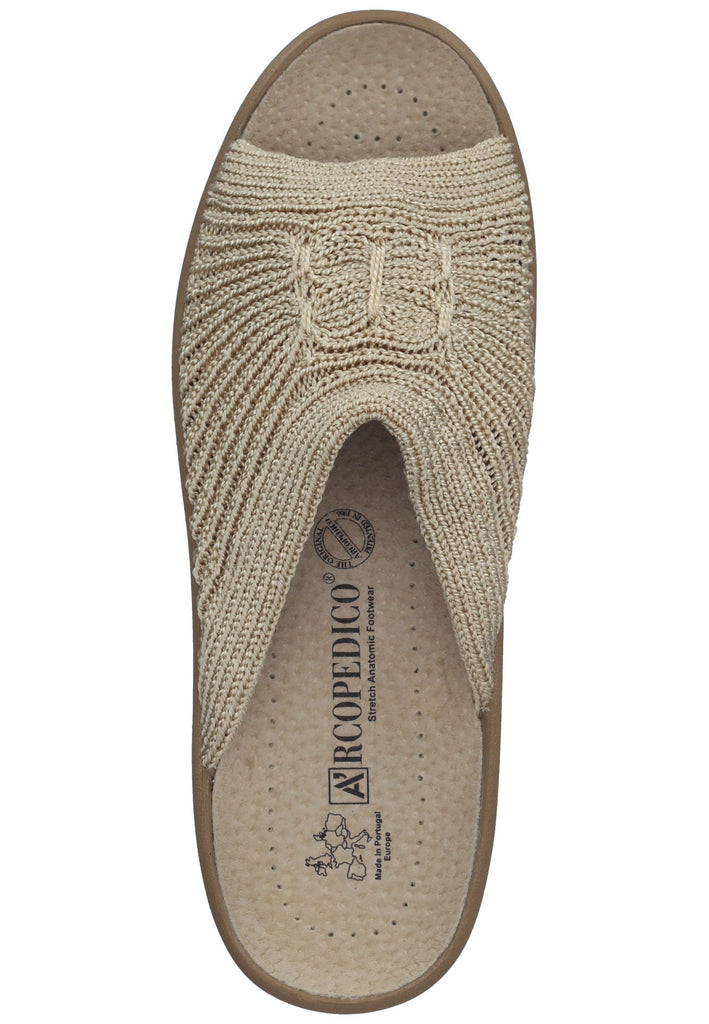 ARCOPEDICO Hausschuhe Textil Beige