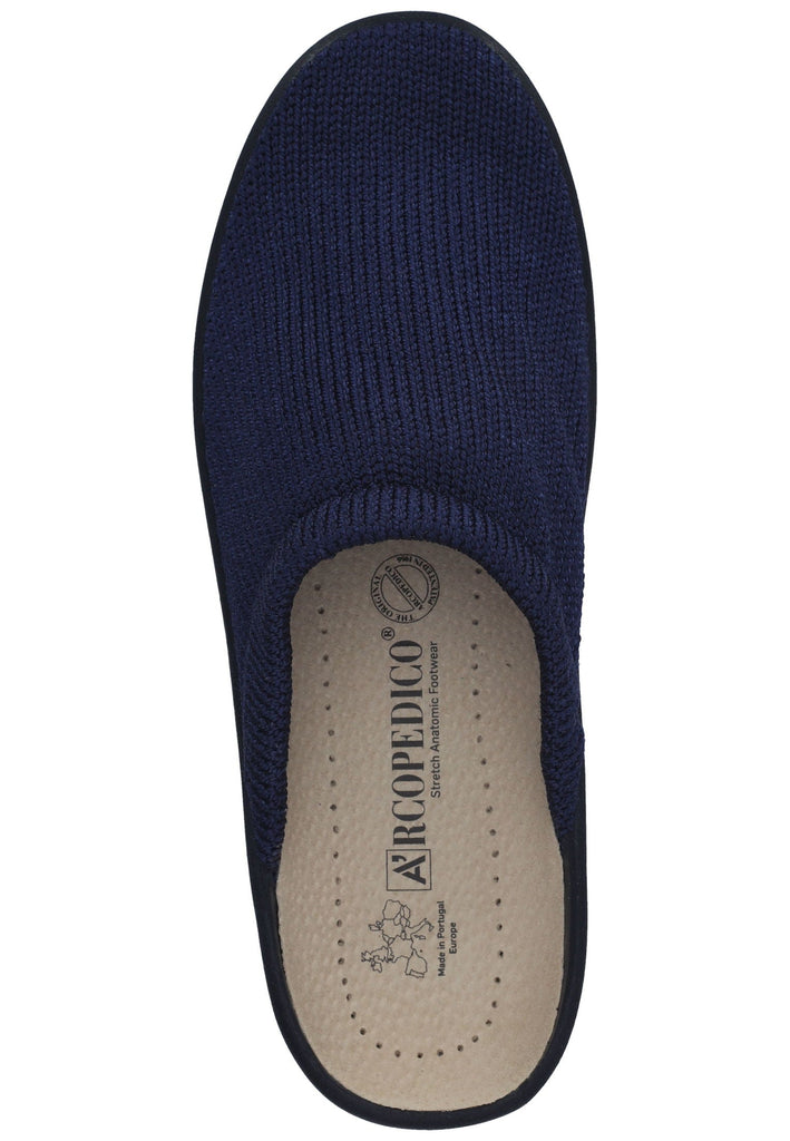 ARCOPEDICO Hausschuhe Textil Dunkelblau