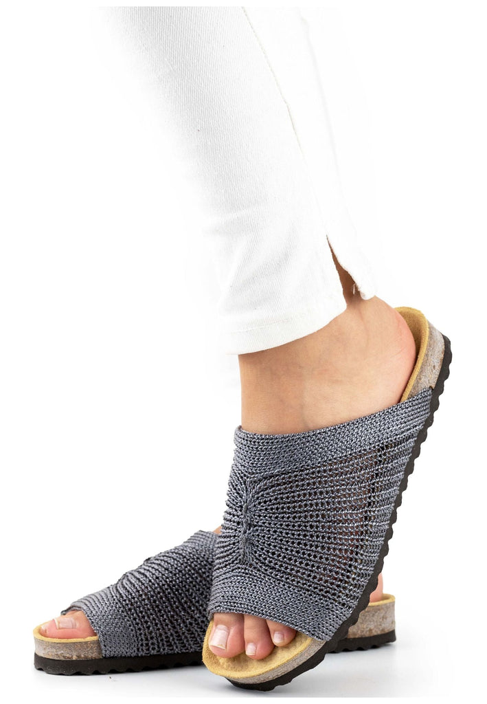 ARCOPEDICO Hausschuhe Textil Grau