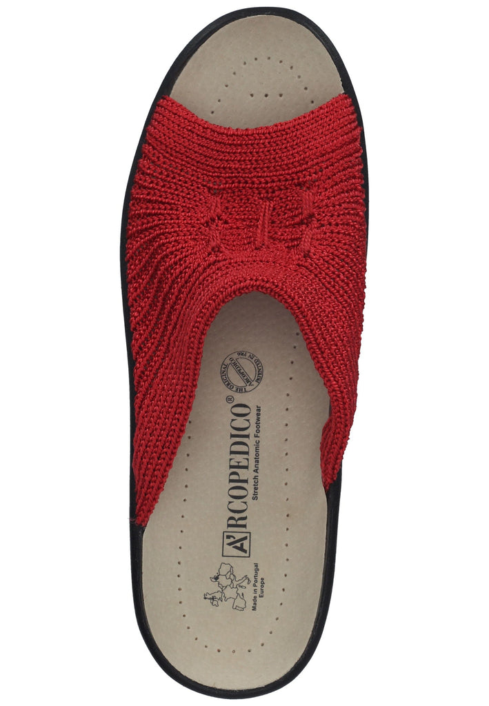 ARCOPEDICO Hausschuhe Textil Rot