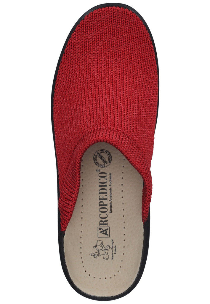 ARCOPEDICO Hausschuhe Textil Rot