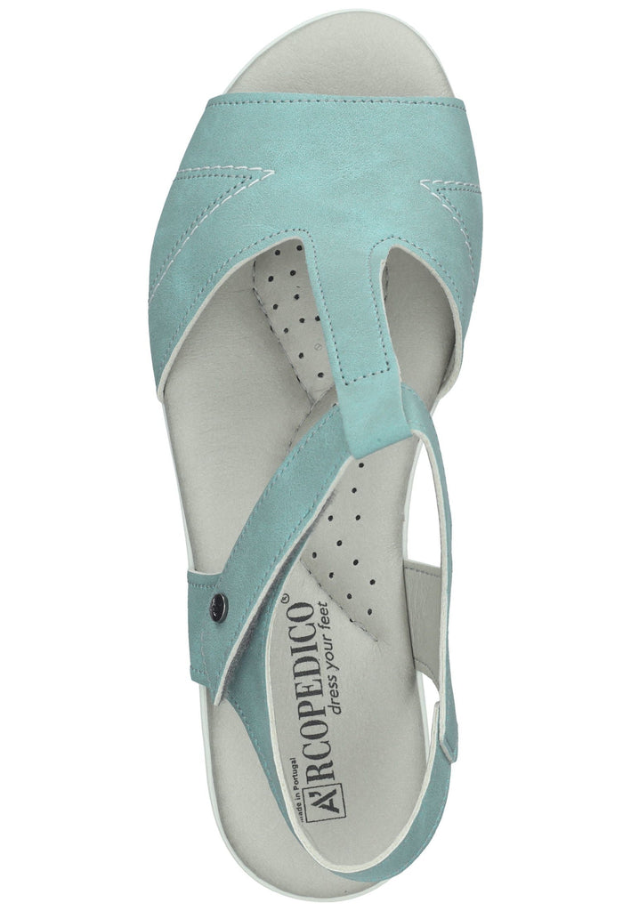 ARCOPEDICO Sandalen Textil Aqua