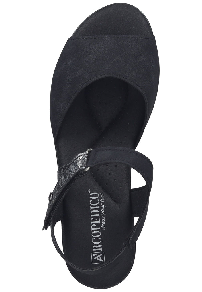 ARCOPEDICO Sandalen Textil Black