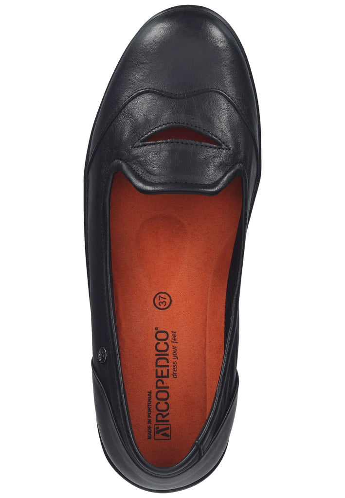 ARCOPEDICO Slipper Leder Black