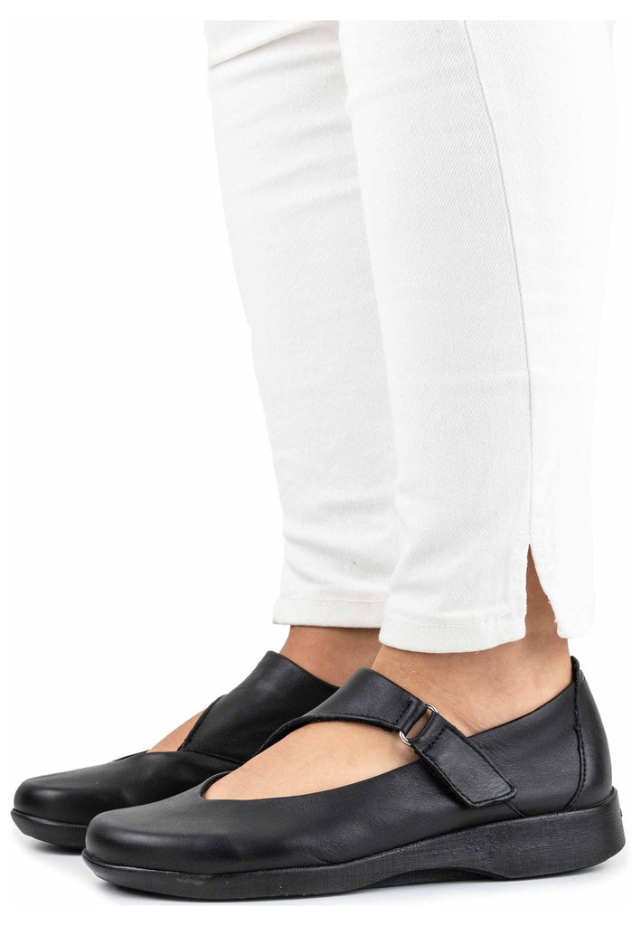 ARCOPEDICO Slipper Leder Schwarz