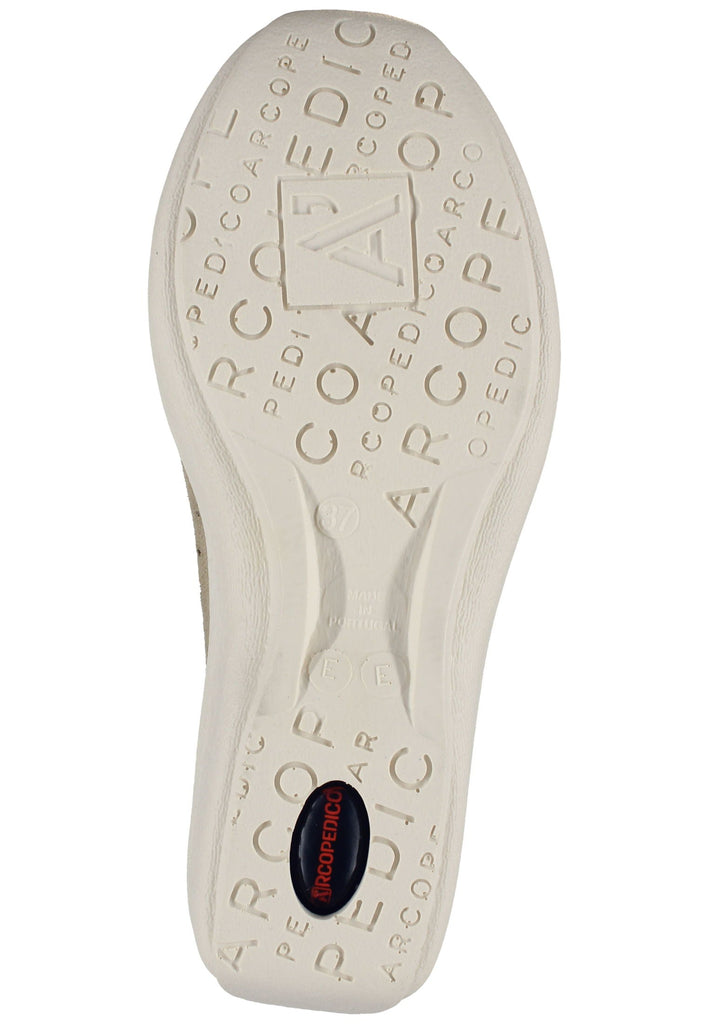 ARCOPEDICO Slipper Lederimitat Beige