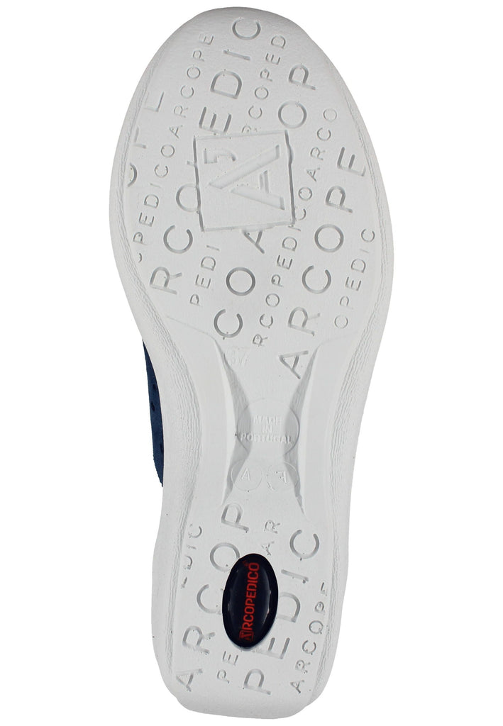 ARCOPEDICO Slipper Lederimitat Blau