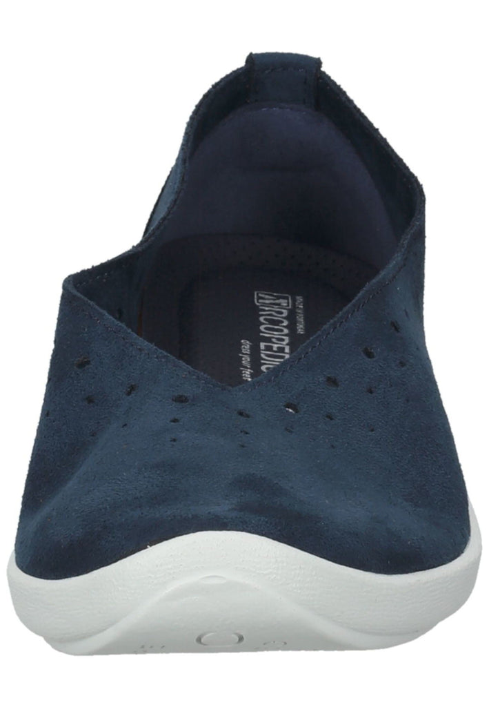 ARCOPEDICO Slipper Lederimitat Blau