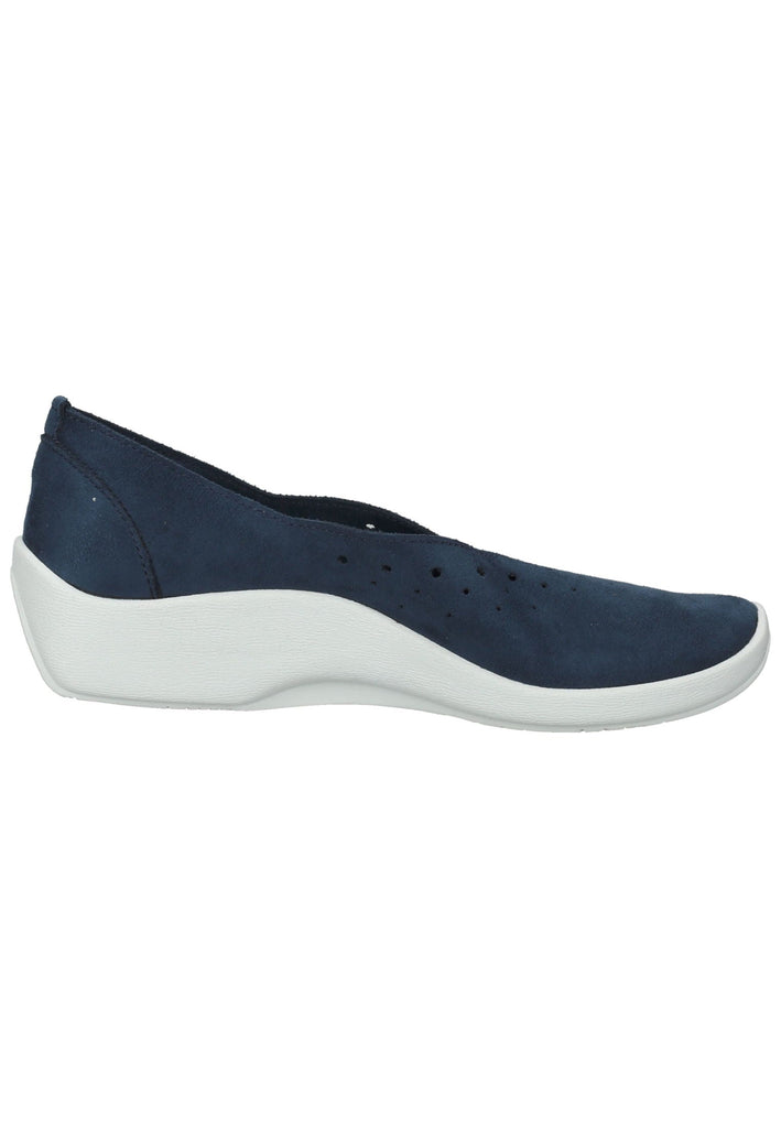 ARCOPEDICO Slipper Lederimitat Blau