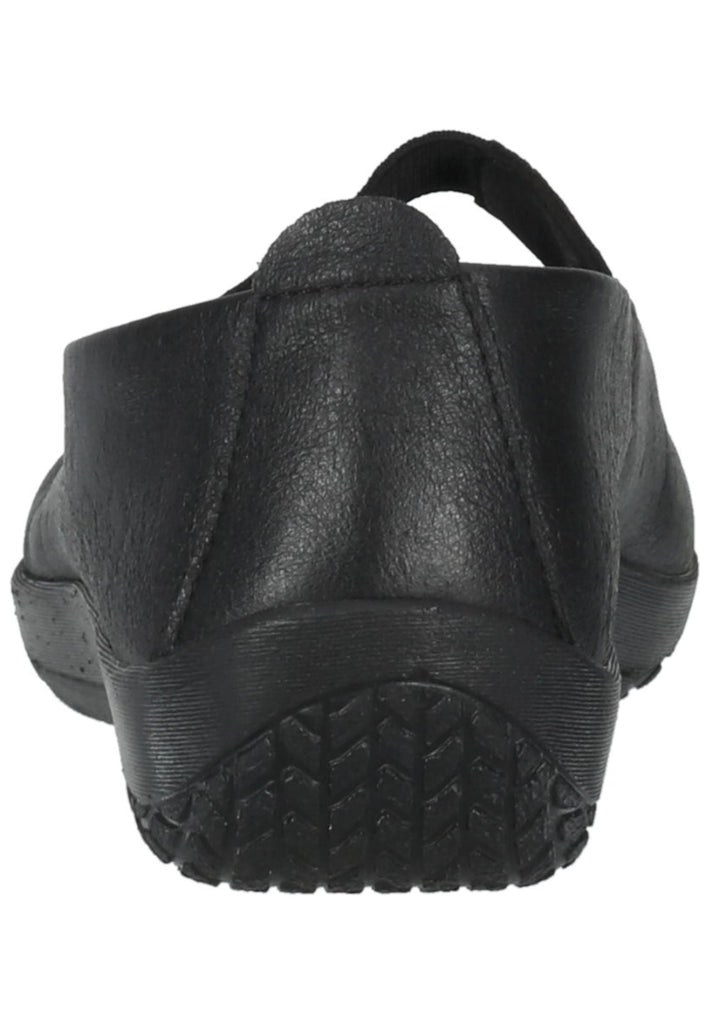 ARCOPEDICO Slipper Lederimitat Schwarz
