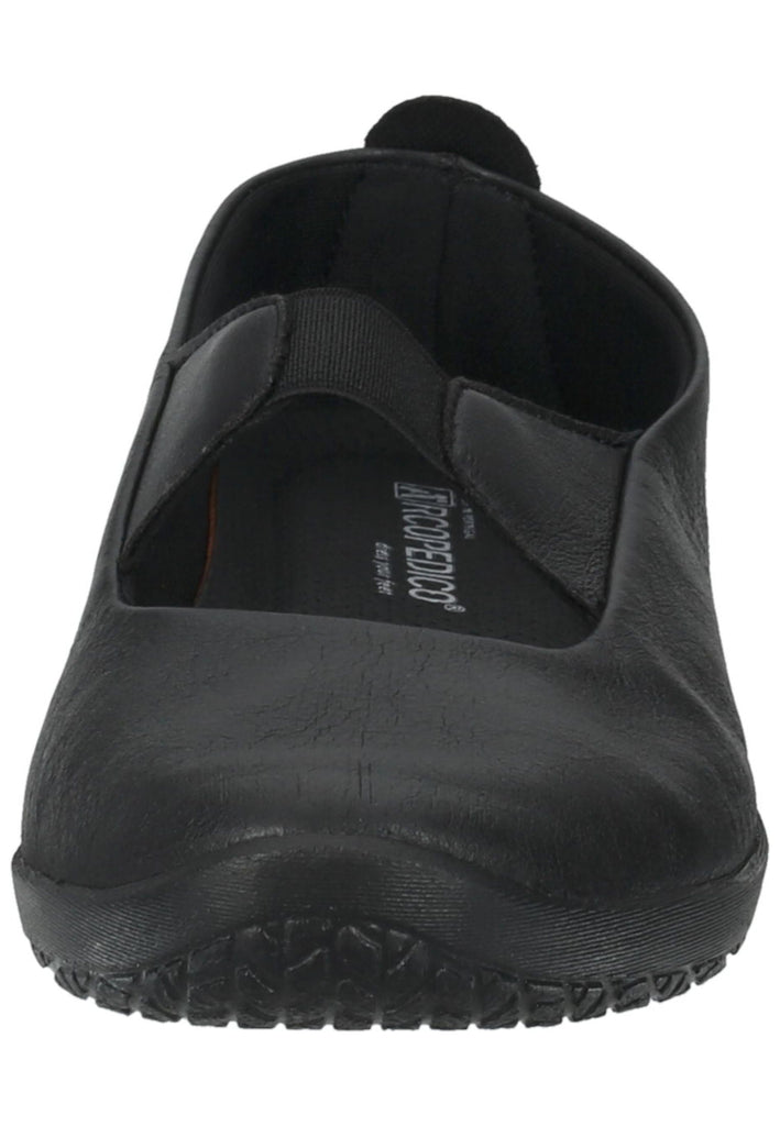 ARCOPEDICO Slipper Lederimitat Schwarz