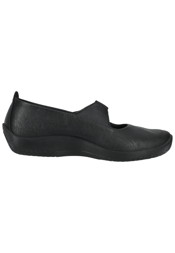 ARCOPEDICO Slipper Lederimitat Schwarz
